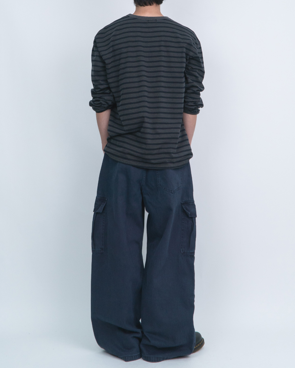 멜빵 스커트/바지 모델 착용 이미지-S1L61