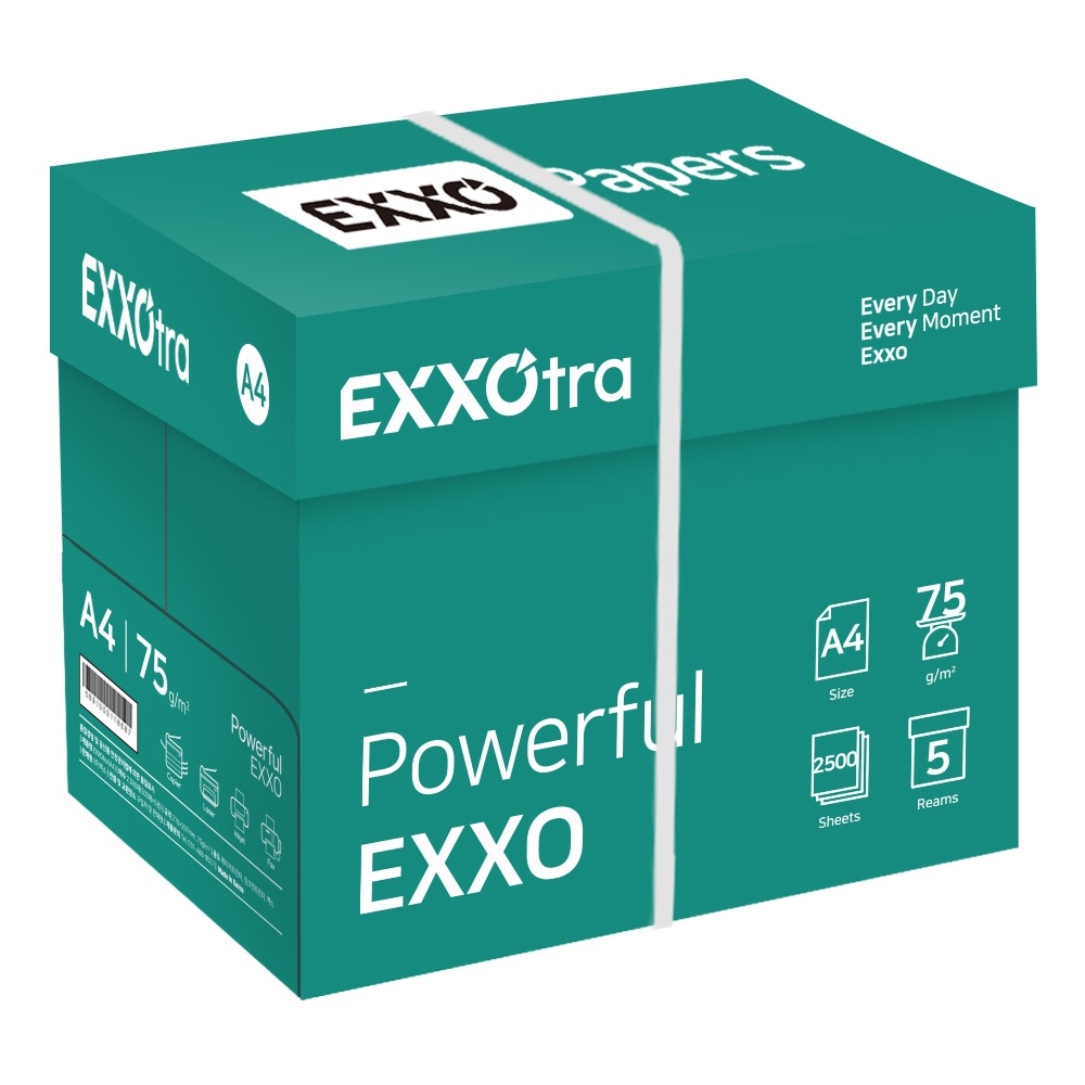 엑소 엑소트라 A4 복사용지 75g 2500매, 4개