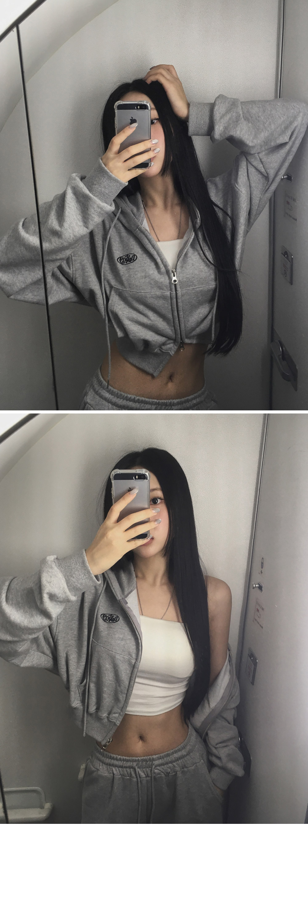 [MADE/당일출고/단독구매가능] 시그니쳐 크롭 트레이닝 셋업 상세 이미지 13