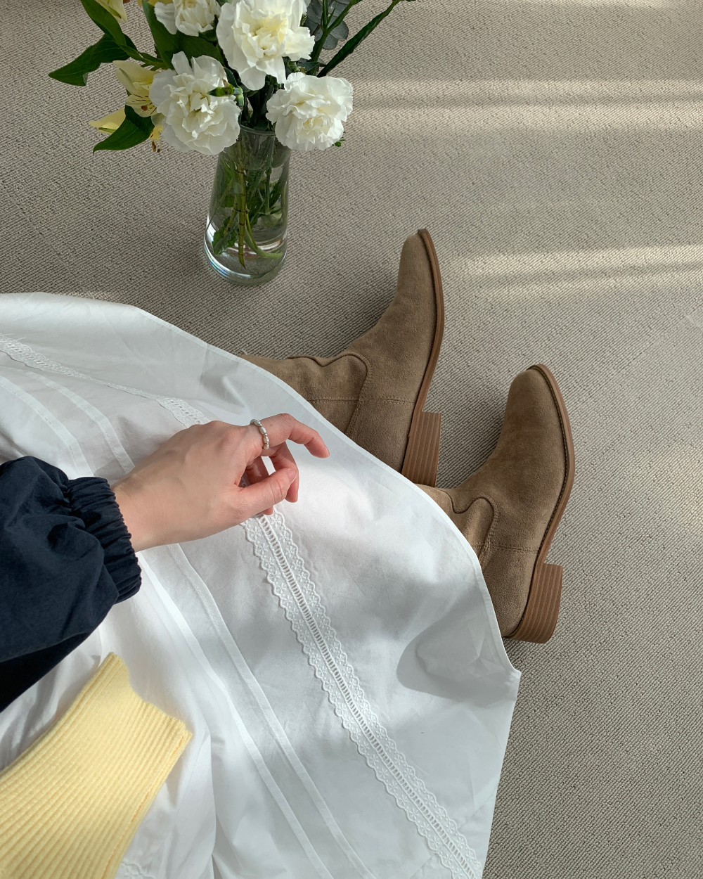 [300장돌파/바로배송🤍] lovin white long skirt (1color) 상세 이미지 19