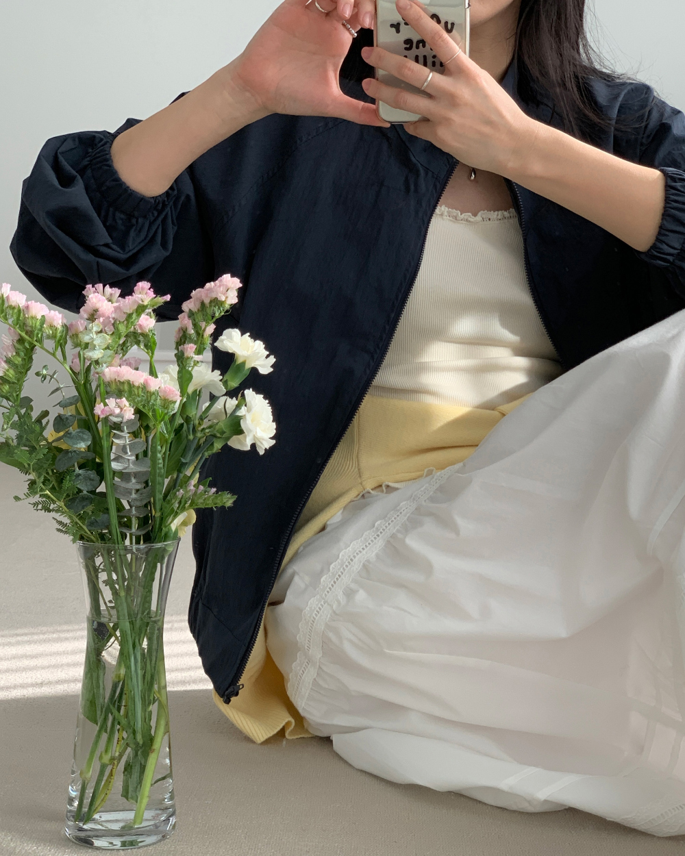 [300장돌파/바로배송🤍] lovin white long skirt (1color) 상세 이미지 17