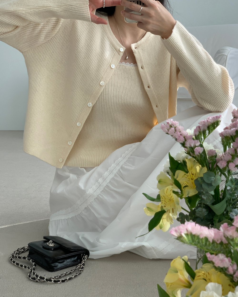 [300장돌파/바로배송🤍] lovin white long skirt (1color) 상세 이미지 29