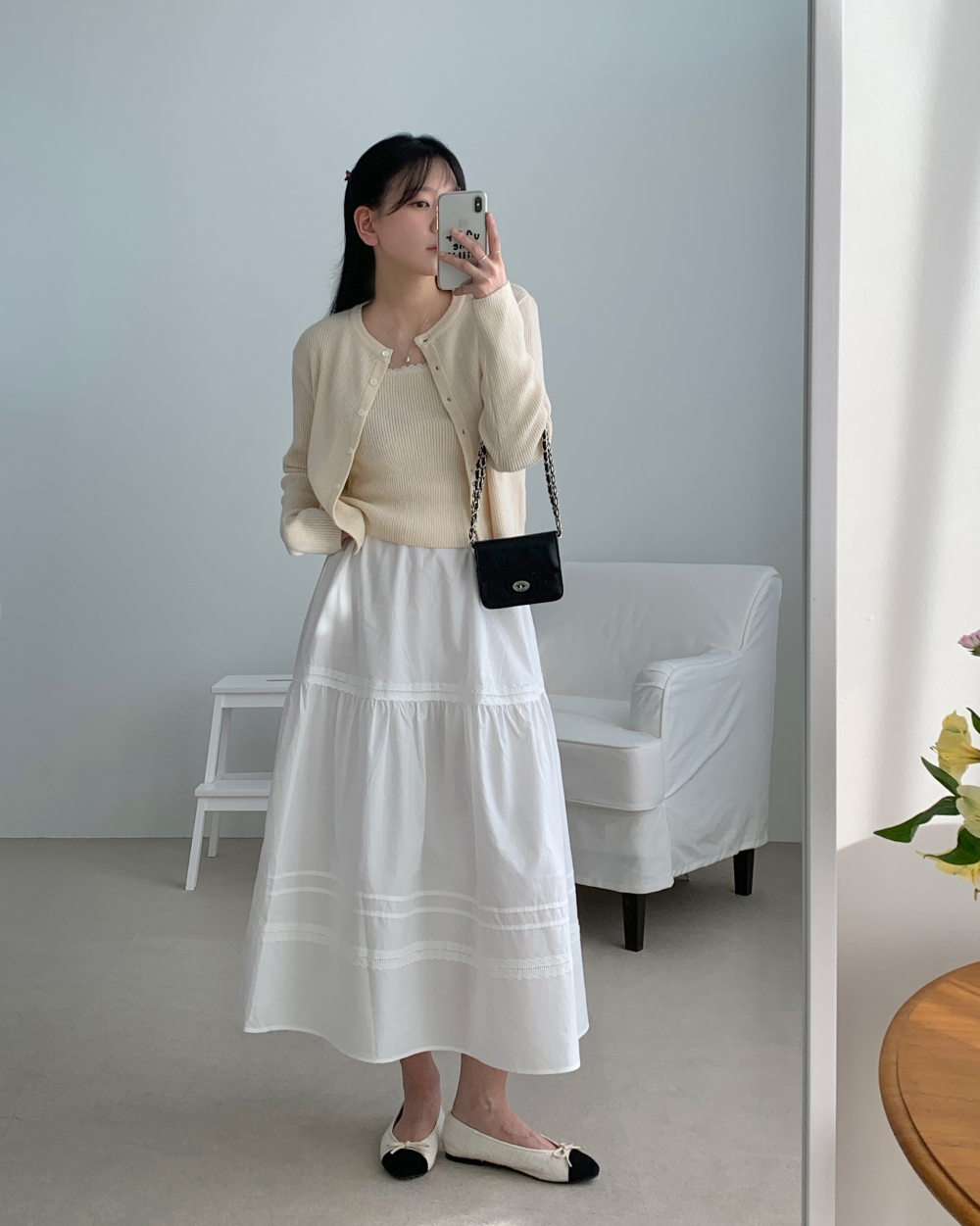 [300장돌파/바로배송🤍] lovin white long skirt (1color) 상세 이미지 33