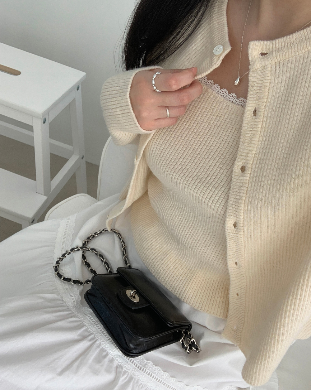 [300장돌파/바로배송🤍] lovin white long skirt (1color) 상세 이미지 28