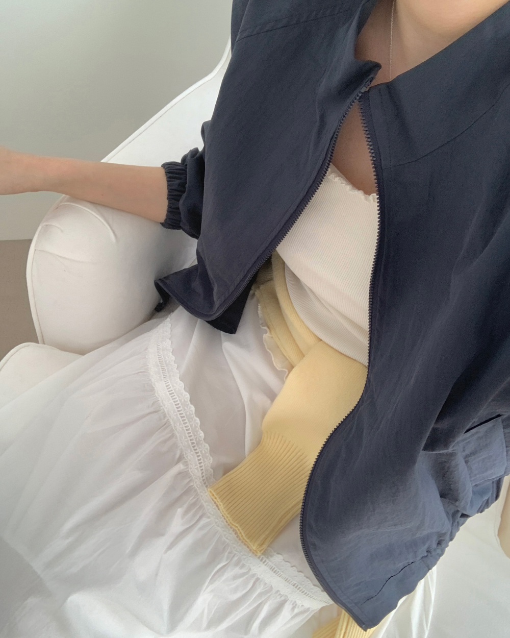 [300장돌파/바로배송🤍] lovin white long skirt (1color) 상세 이미지 21