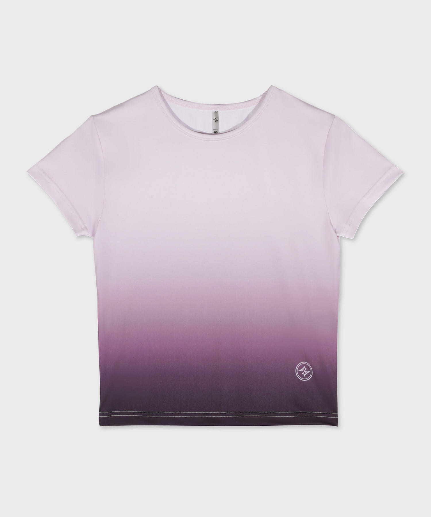 옴브레 로고 티셔츠-핑크
