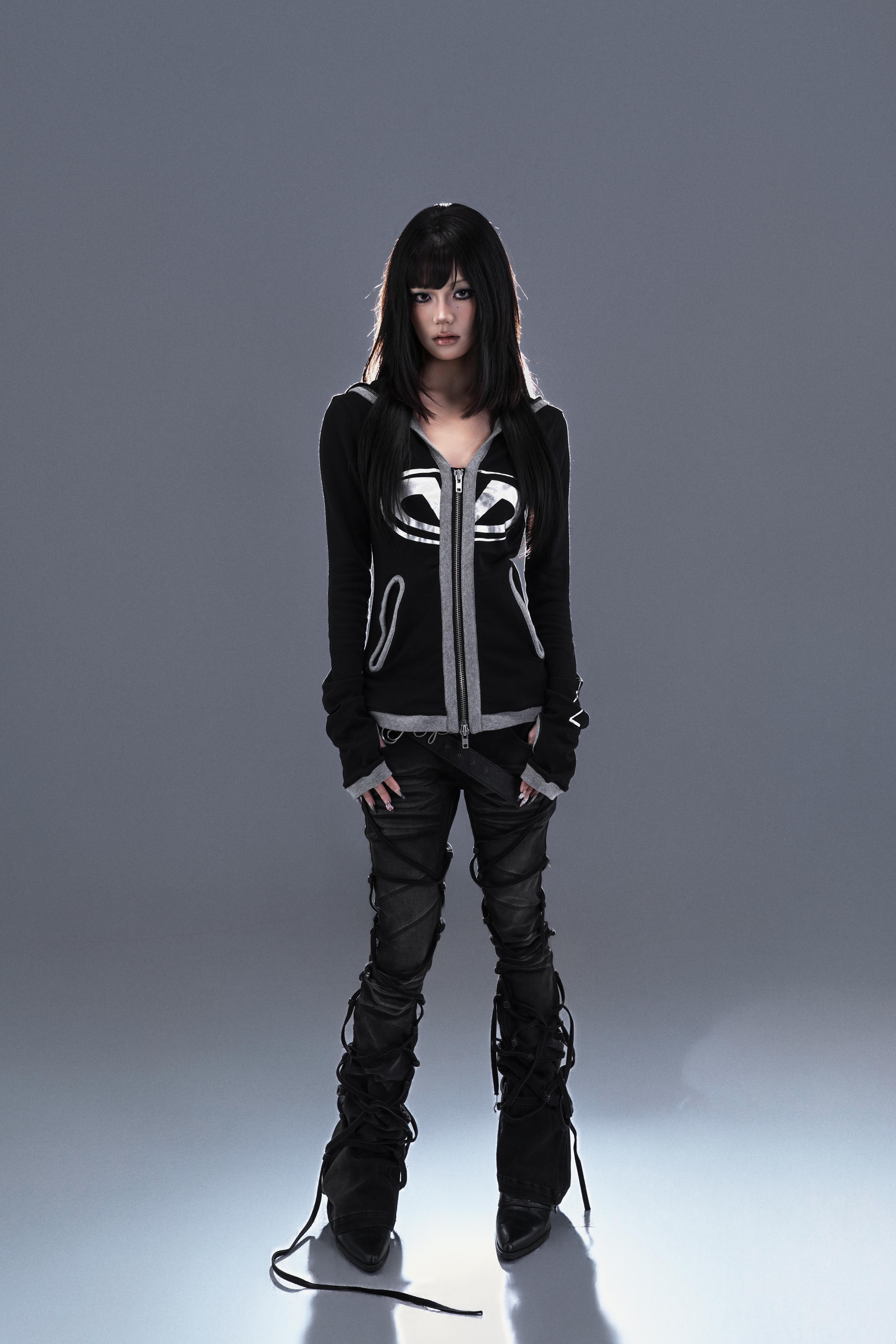 Kirr | PCCVISION Lace-up Elastic Slim Flare Pants