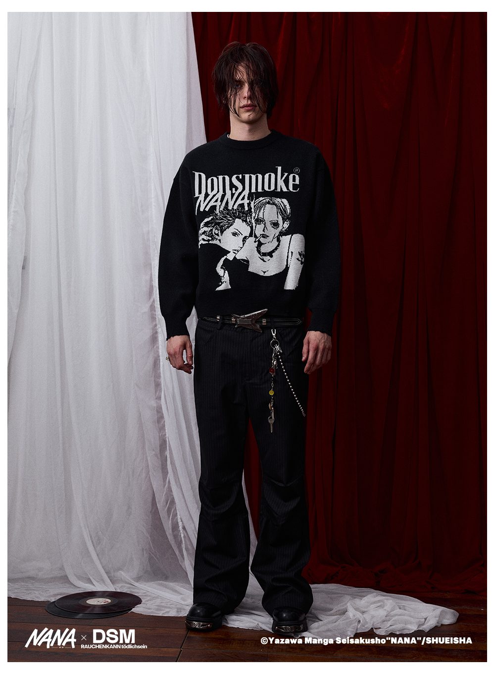 DONSMOKE NANA Jacquard monochrome pullover sweater - Kirr