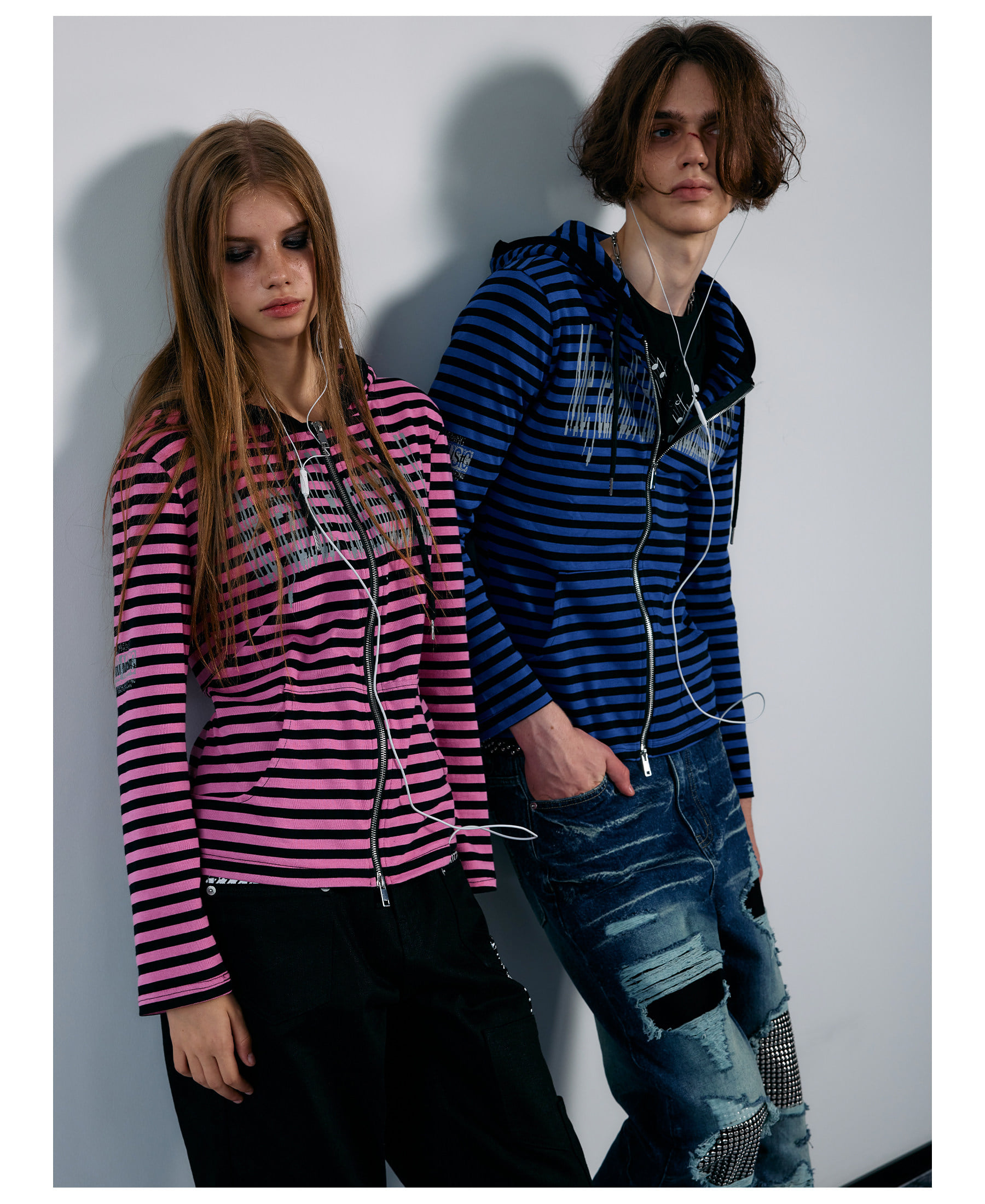 【値下げ可能】PAIKI CRYPTIC STRIPED HOODED PAIKI