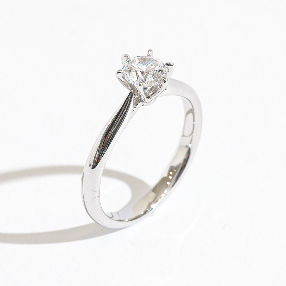 5부 다이아몬드 프로포즈 반지 결혼기념일 선물 심플한 반지 에르빈R