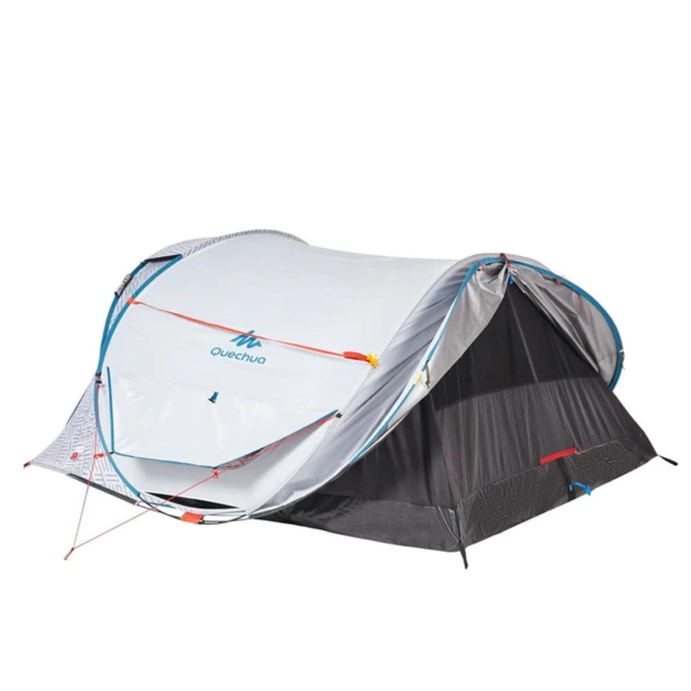 데카트론 퀘차 캠프 팝업 텐트 2 초 프레시앤블랙 XL - 3인용 화이트 | bin forest da 유럽 친환경 유기농 쇼핑몰