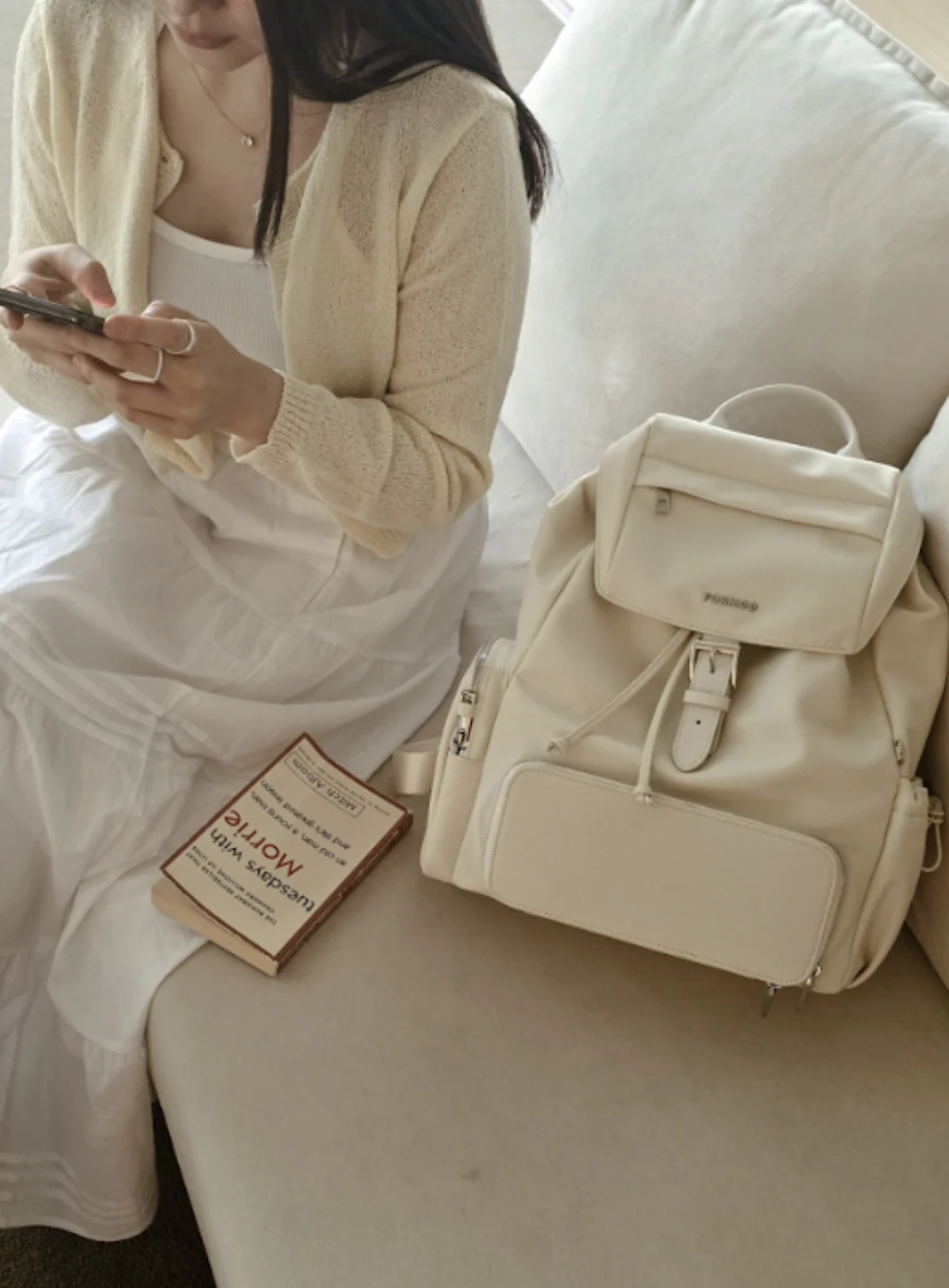 Nylon Backpack — styling photograph 4