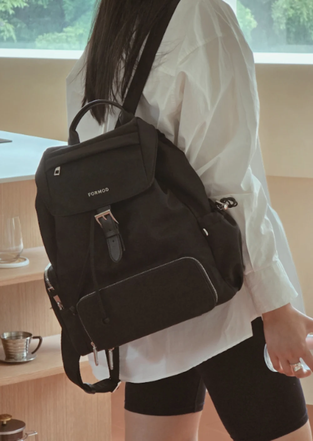 Nylon Backpack — styling photograph 3