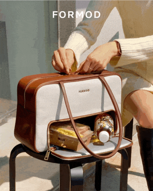 Canvas Boston Bag — original FORMOD Korea opening photograph