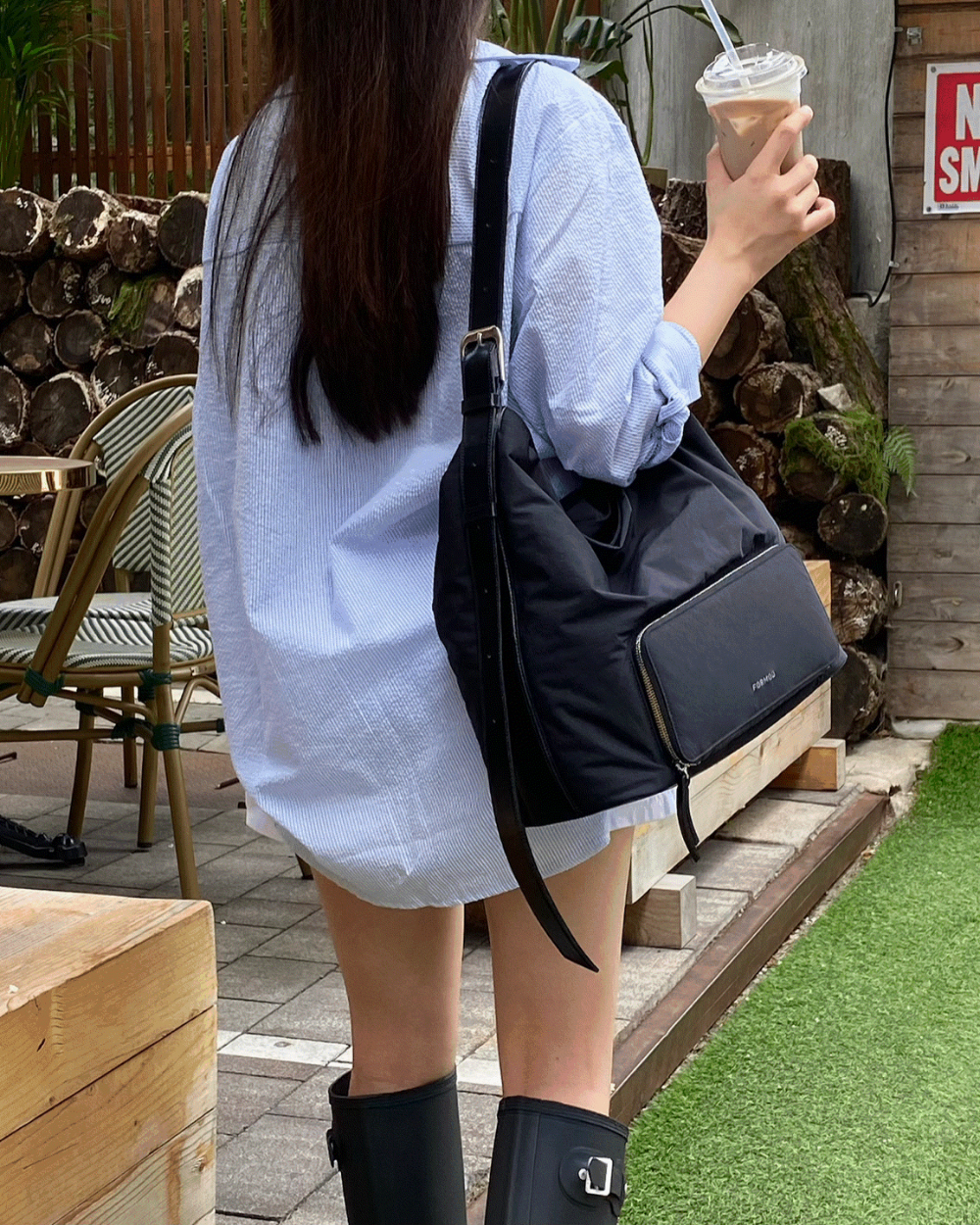 Nylon Hobo Bag — original FORMOD Korea opening photograph
