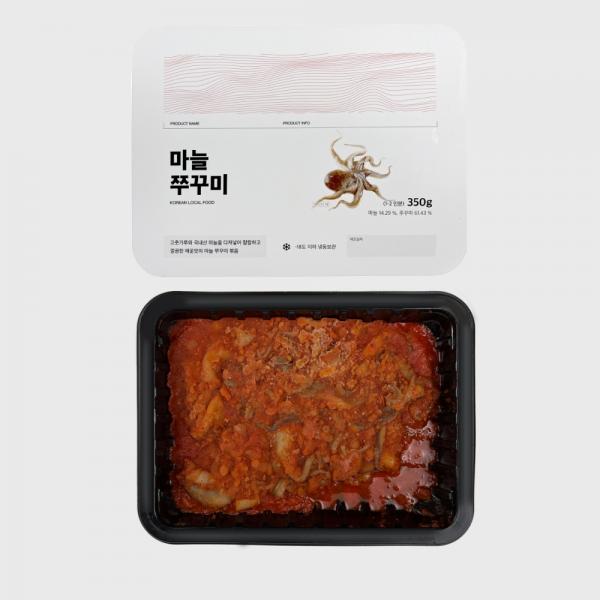 [컬쳐히어로제주] 간편조리 마늘 쭈꾸미 350g (팩/pack)