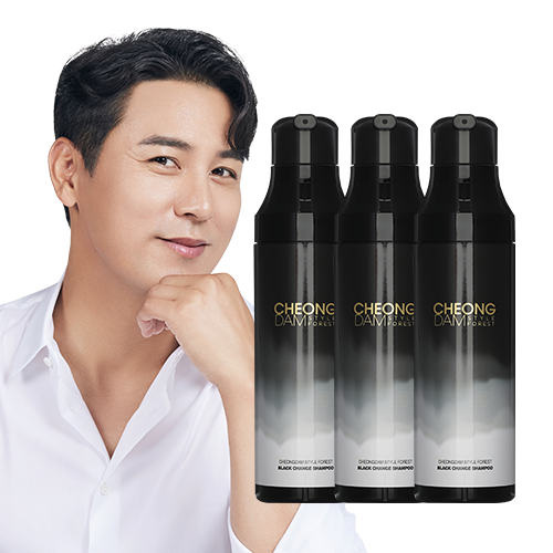 청담스타일 포레스트 블랙체인지 샴푸 200ml x 3개