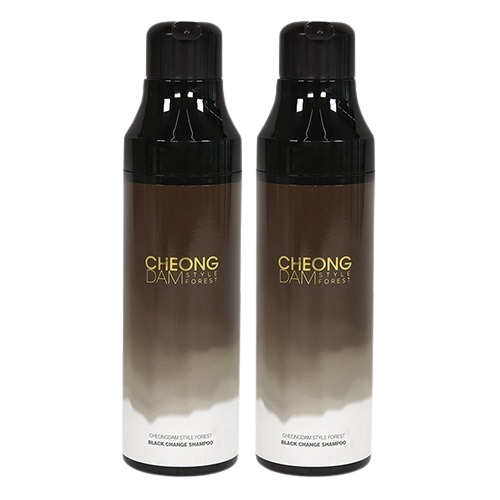 Cheongdam Style Forest Black Change Shampoo 200ml x 2ea, natural brown