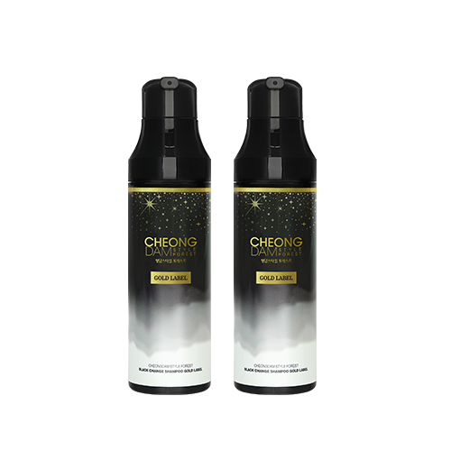 청담스타일 포레스트 블랙체인지 샴푸 골드라벨 200ml 흑갈색 x 2개