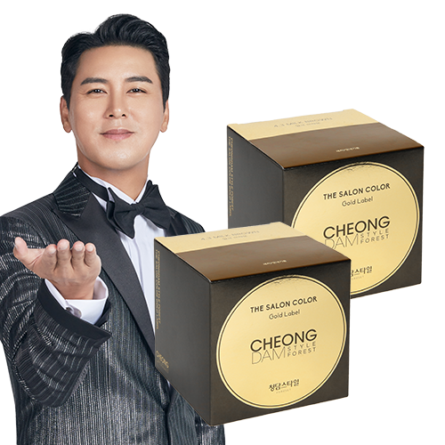 Cheongdam Style The Salon Color Gold Label Milk Brown x 2 Boxes