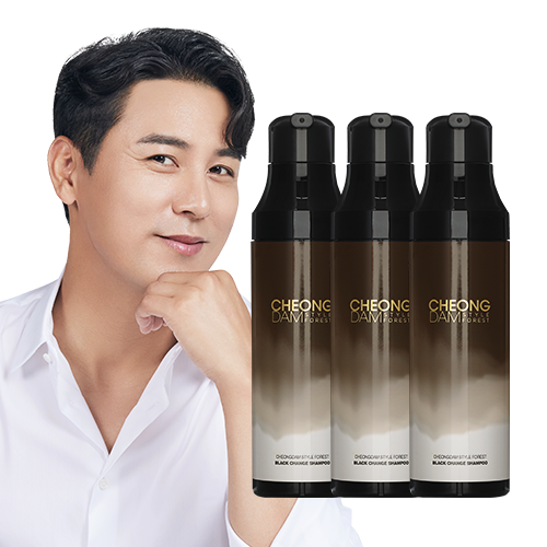 Cheongdam Style Forest Black Change Shampoo 200ml x 3ea, natural brown