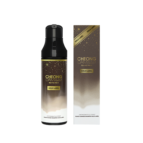 Cheongdam Style Forest Black Change Shampoo Gold Label 200ml Natural Brown