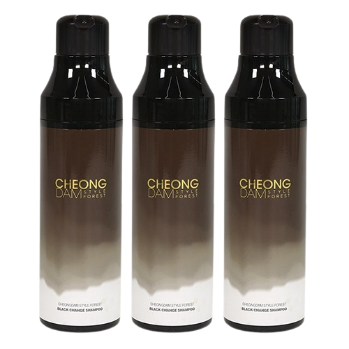 Cheongdam Style Forest Black Change Shampoo 200ml x 3ea, natural brown