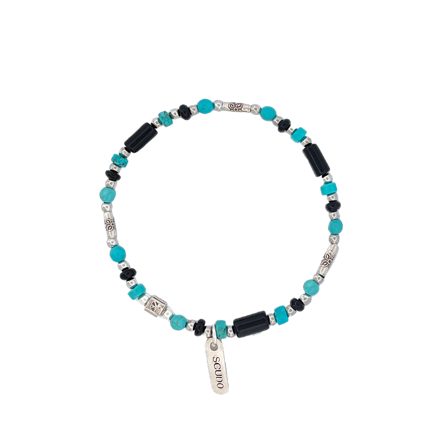 SBN.23B sky black karen beads - 스쿠도 SCUDO