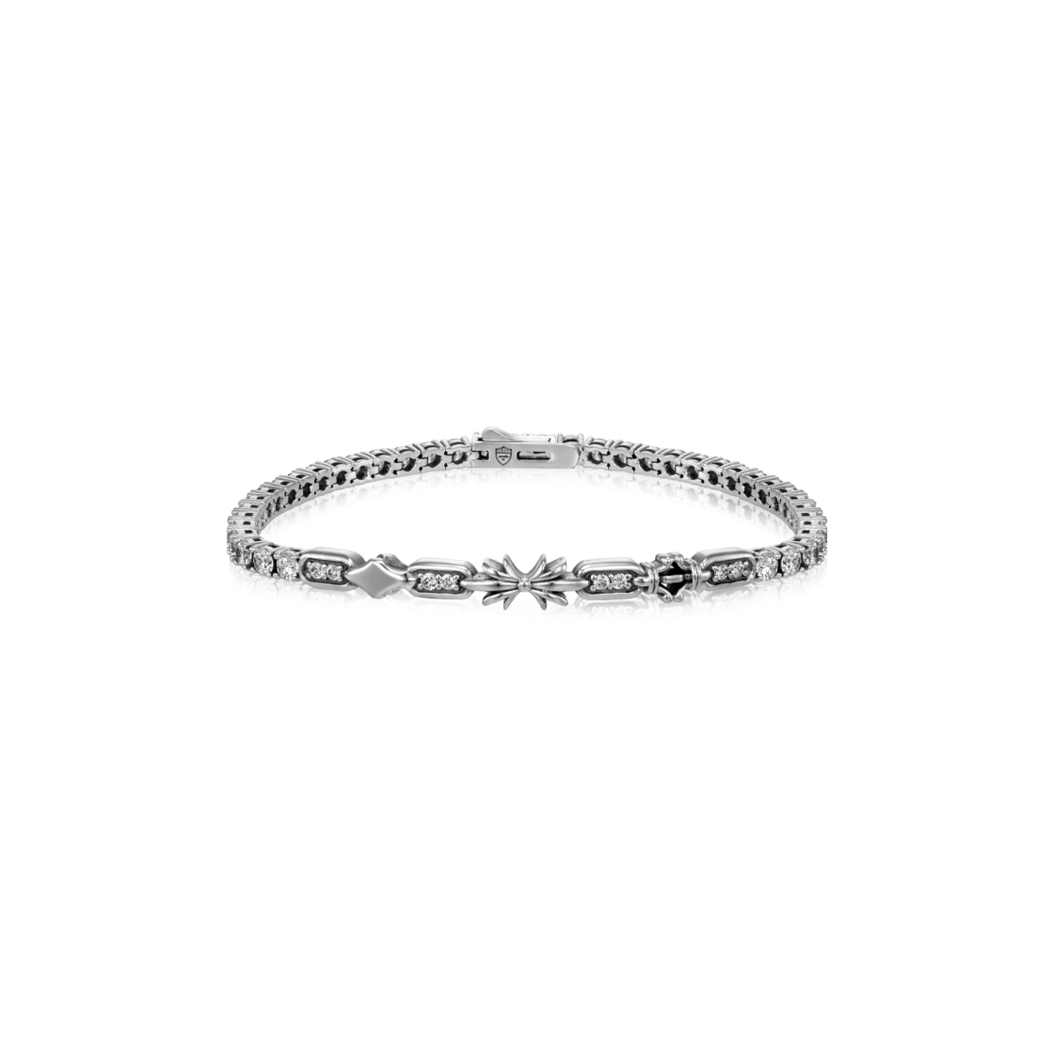 SBN.25FF29 Signature Square Tennis Bracelet - 스쿠도 SCUDO