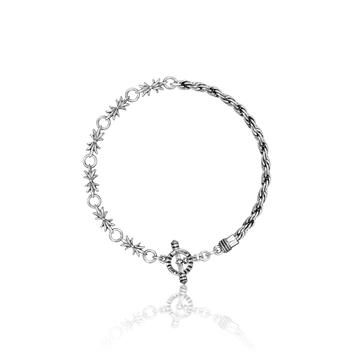 ブレスレット SCUDO bay tree bracelet half chain SBN.22S15 GARDEN - GARDEN - SCUDO