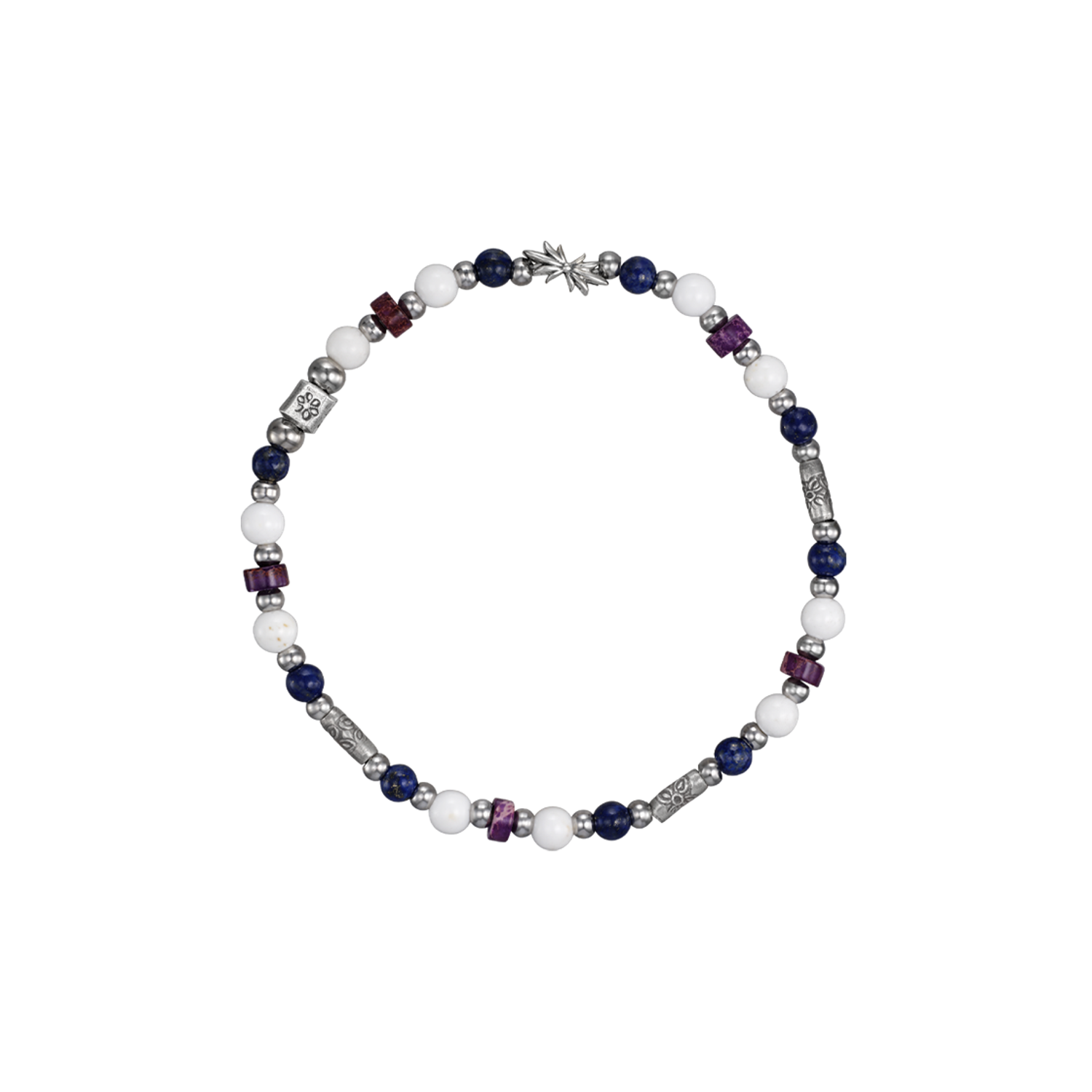 [SCUDO] 25SS-Shell Obsidian Karen Beads ブレスレット ALL ITEM - BEADS - 스쿠도 SCUDO