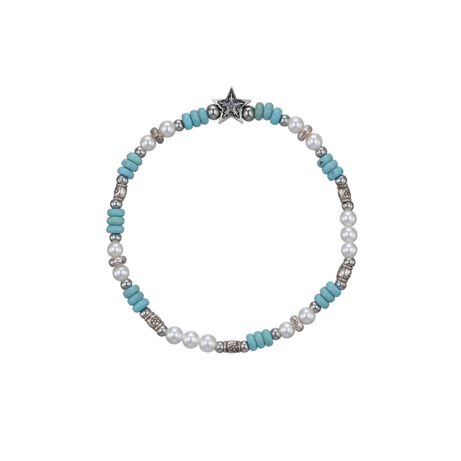 [SCUDO] 25SS-Shell Obsidian Karen Beads ブレスレット ALL ITEM - BEADS - 스쿠도 SCUDO
