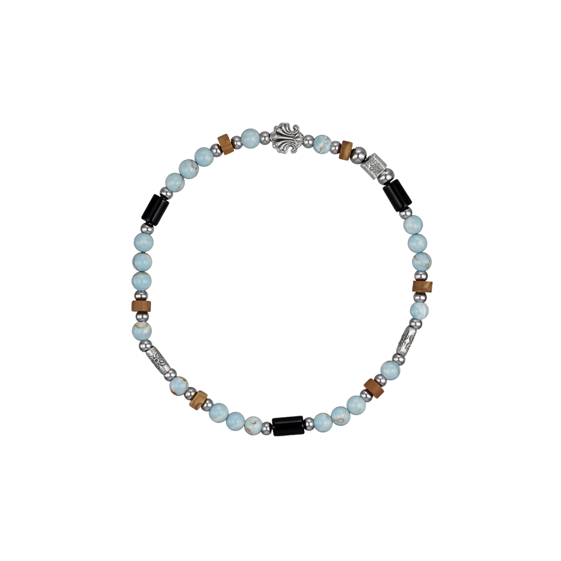 [SCUDO] 25SS-Shell Obsidian Karen Beads ブレスレット ALL ITEM - BEADS - 스쿠도 SCUDO