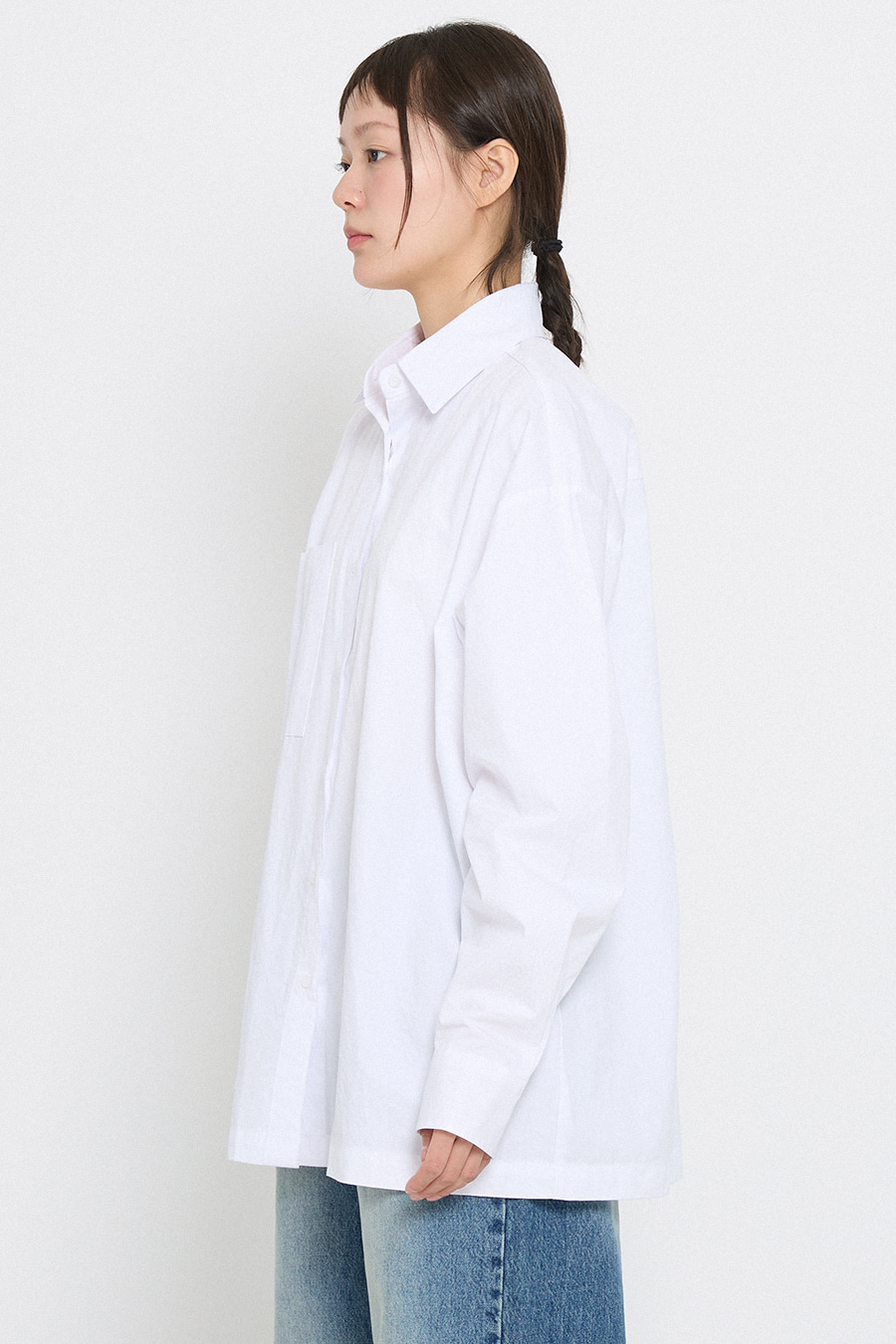 박시 코튼 셔츠