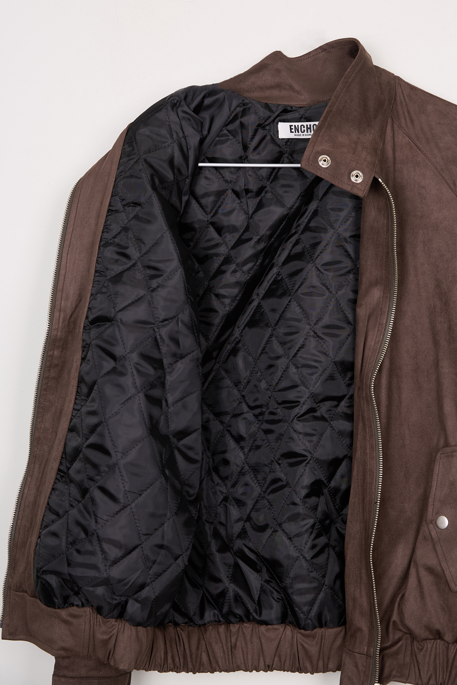 BUTTON SUEDE JACKET