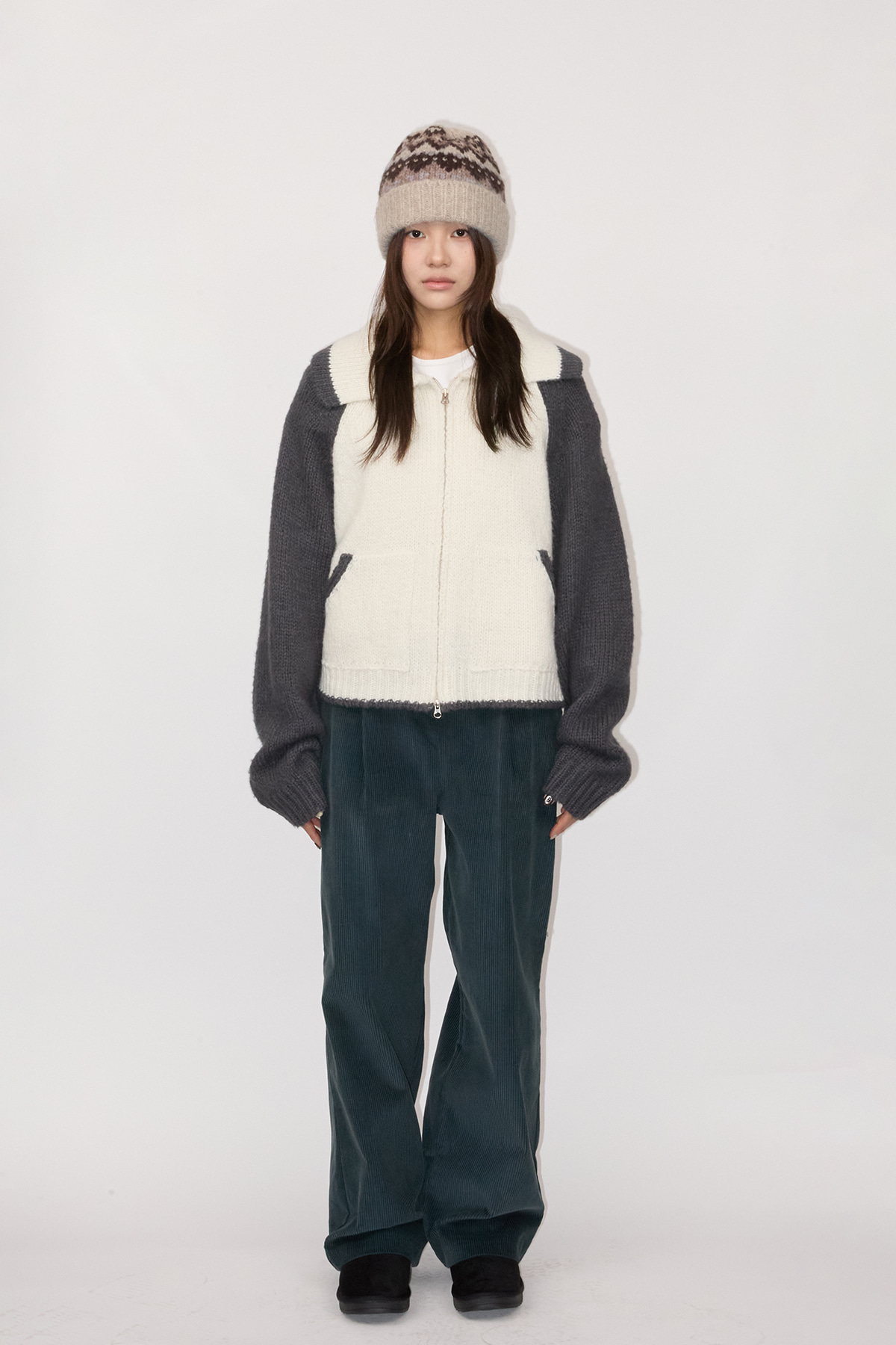 COLORBLOCK ZIP-UP