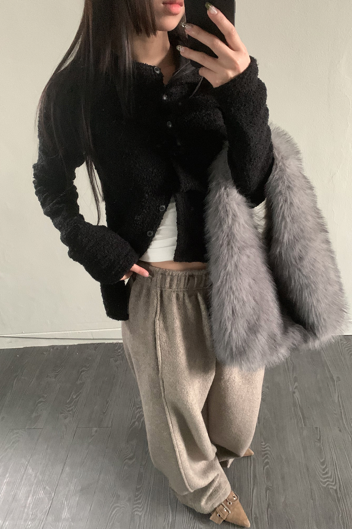 WOOL BANDING JOGGER PANTS