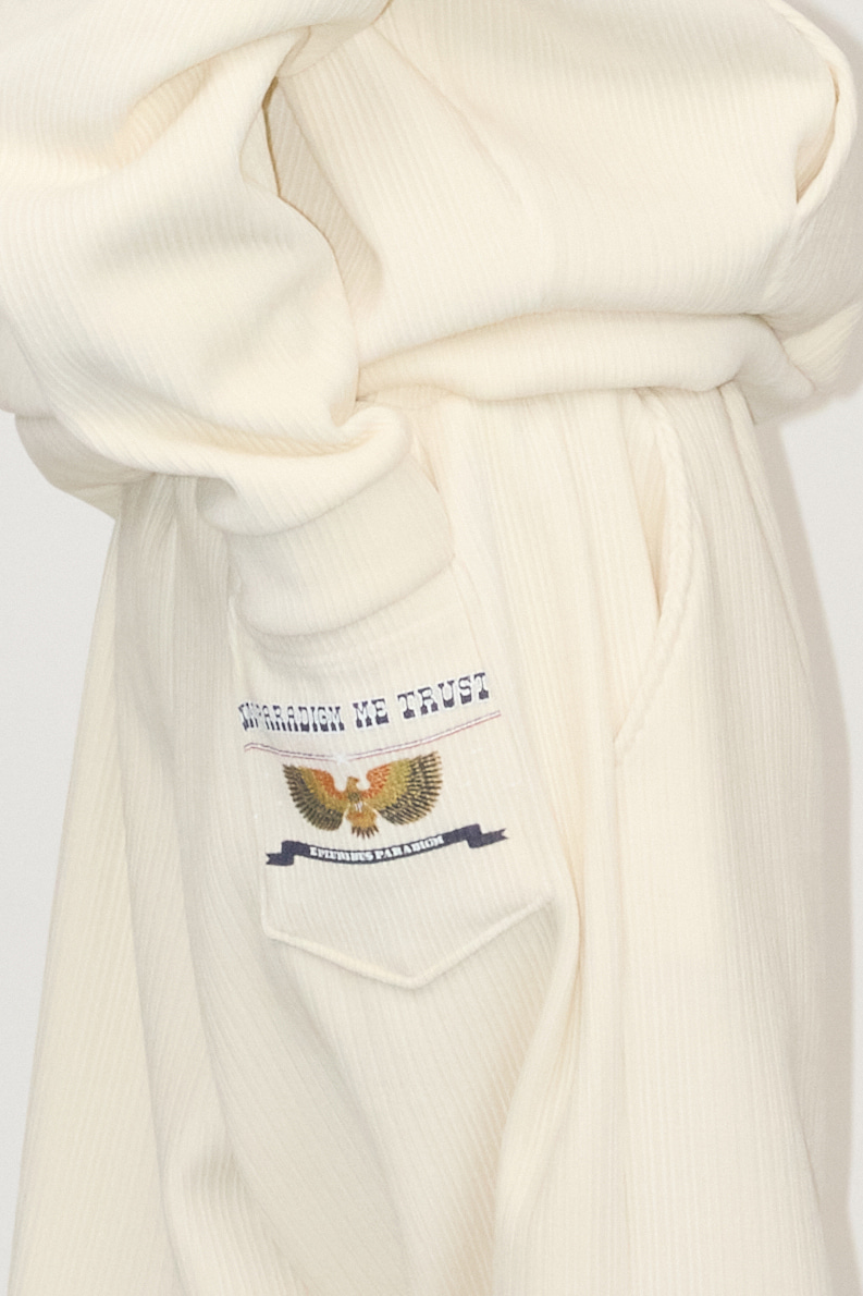 CORDUROY VELVET SWEAT PANTS