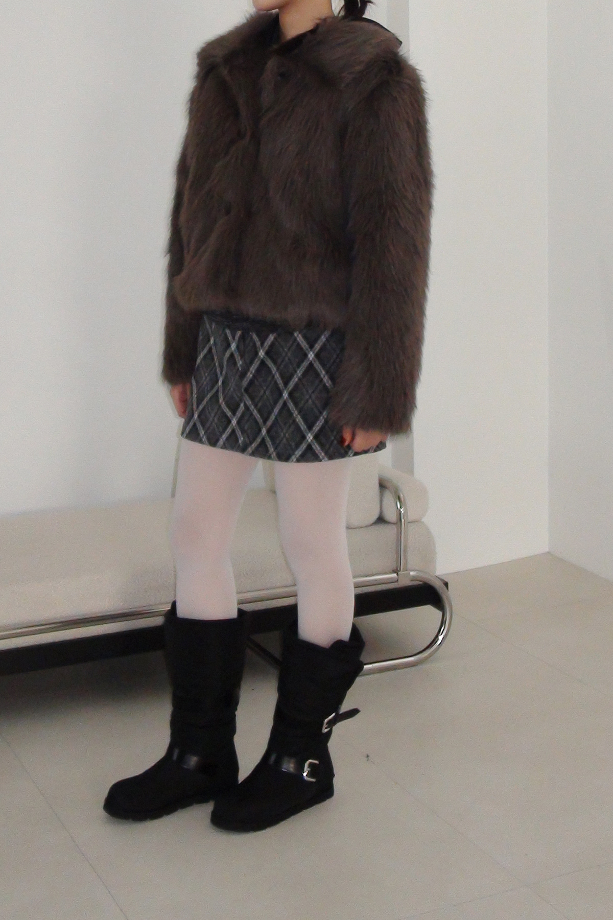 FLUFFY FUR COAT