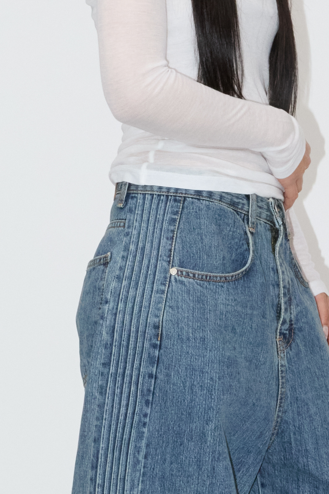 JERSEY TRACK DENIM