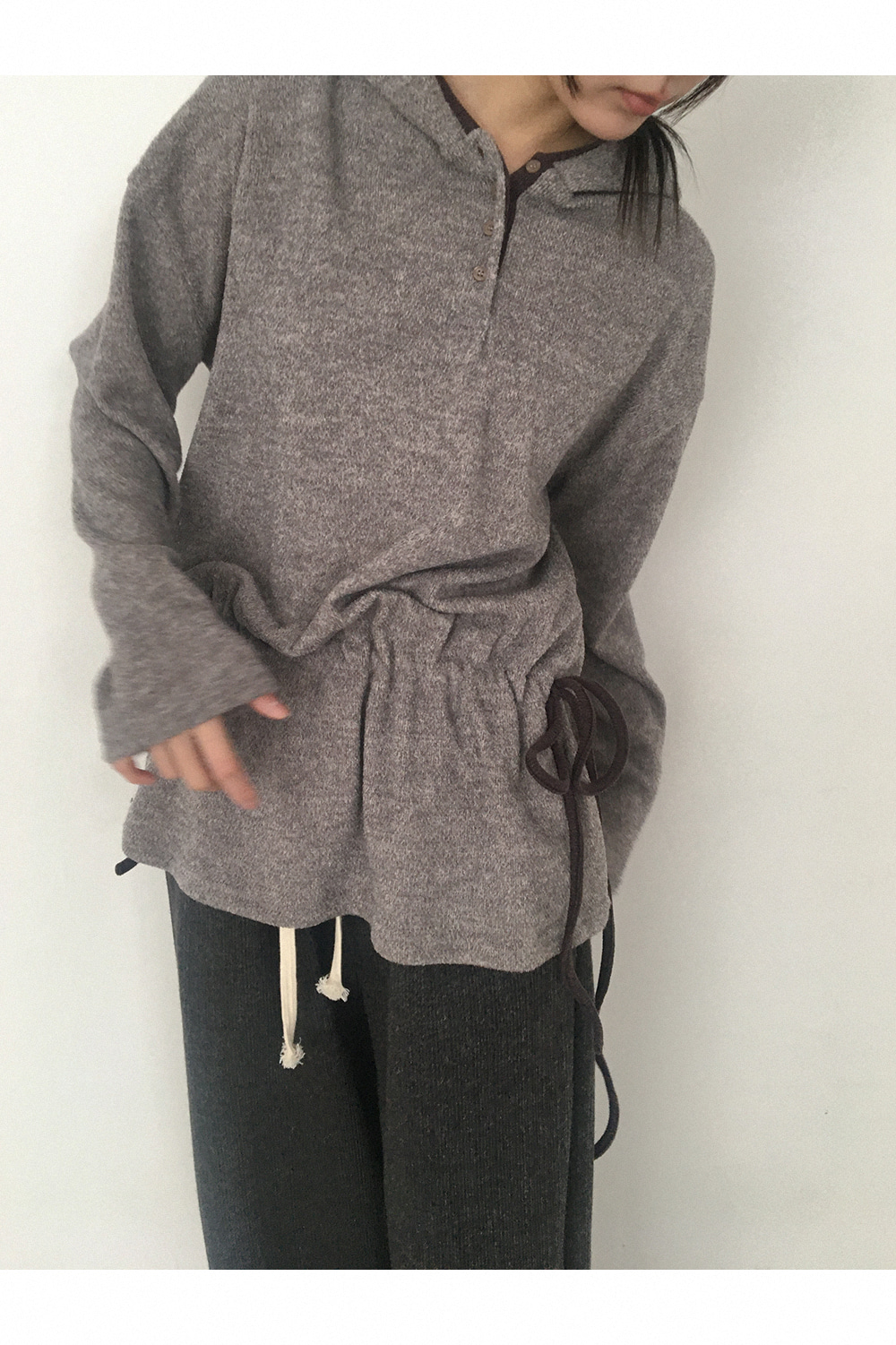 (60%)VINTAGE DRAWSTRING HOODIE