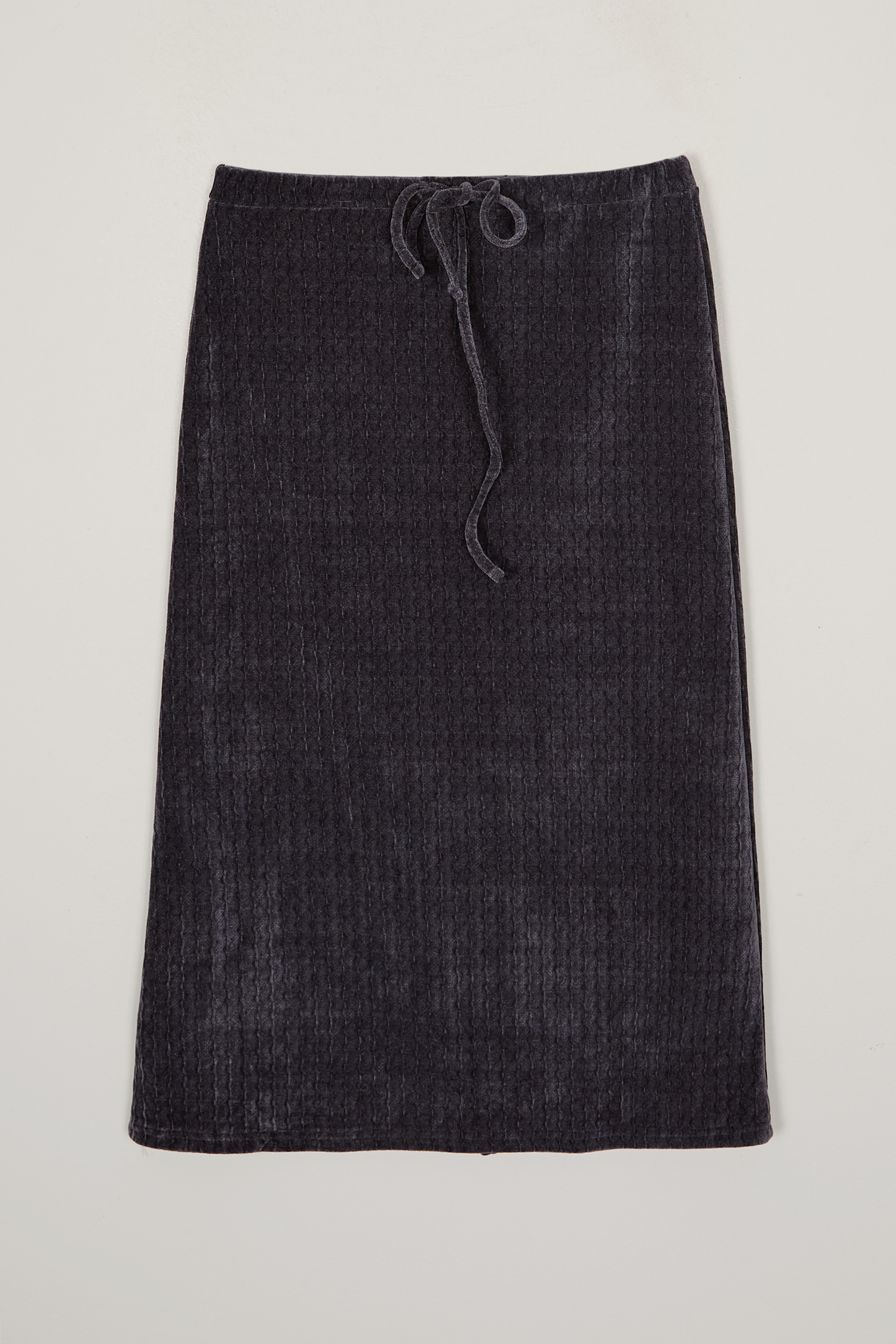 WAVE  VELVET SKIRT