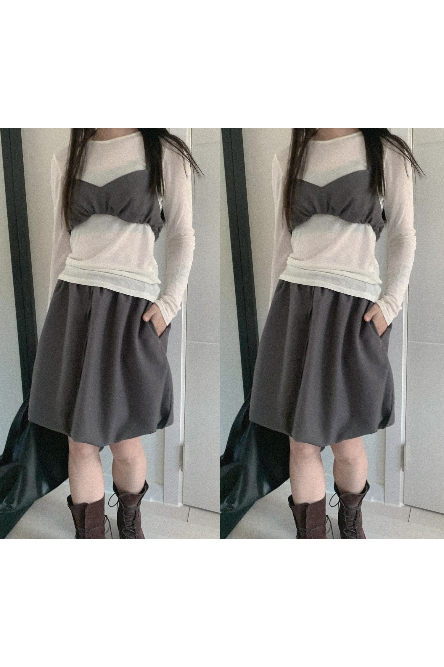 ROLL PUMPKIN SKIRT
