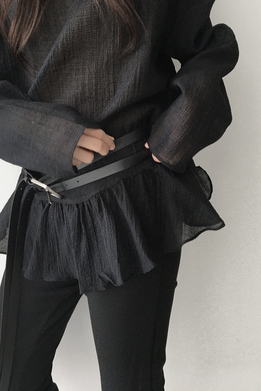 LEATHER TWO BELT