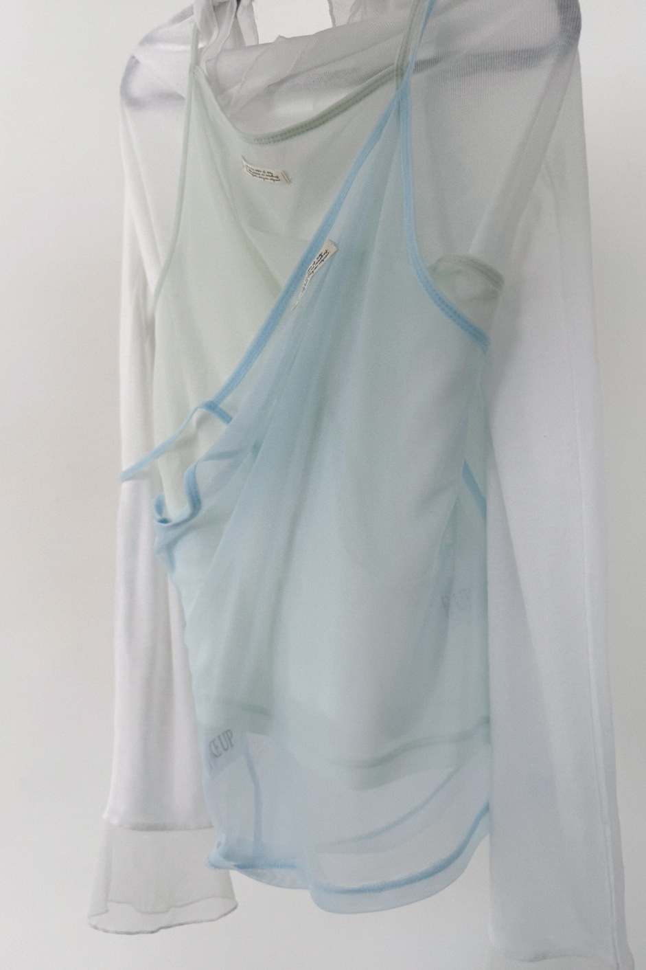 SHIMMER LAYERED SLEEVELESS