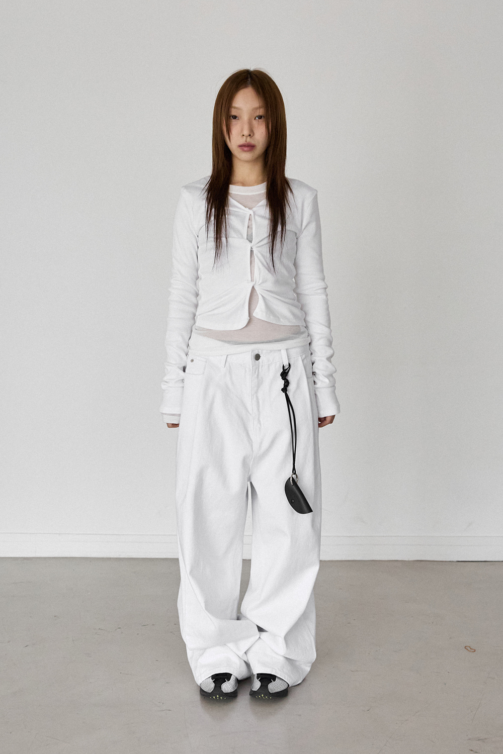 DEEP PLEAT WIDE PANTS