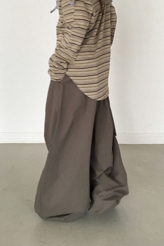 COMFORT BANDING COTTON PANTS
