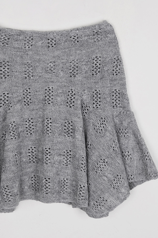 KNIT LAYER SKIRT