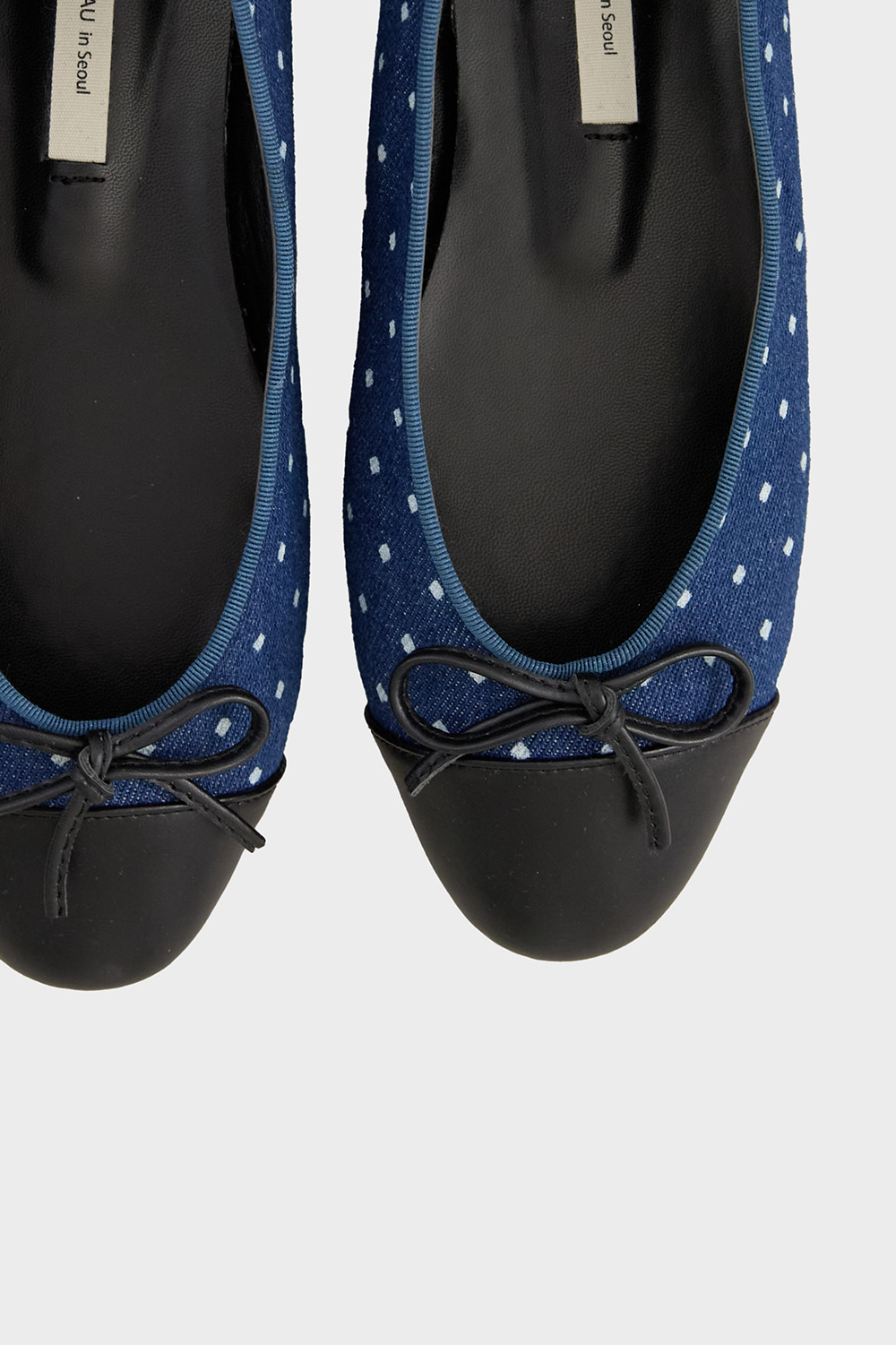 DOT RIBBON FLAT SHOES