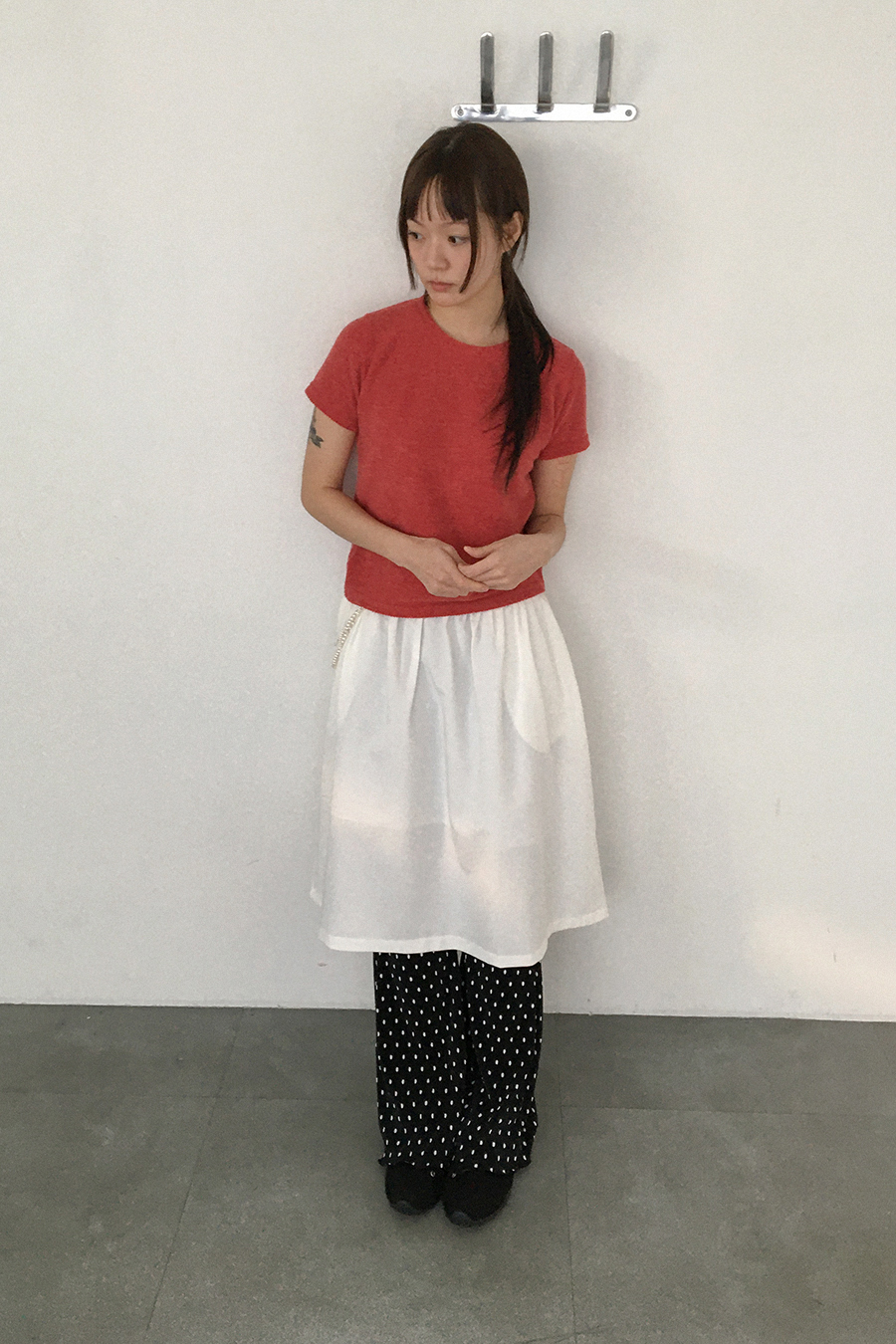 DOT BOOTCUT PANTS